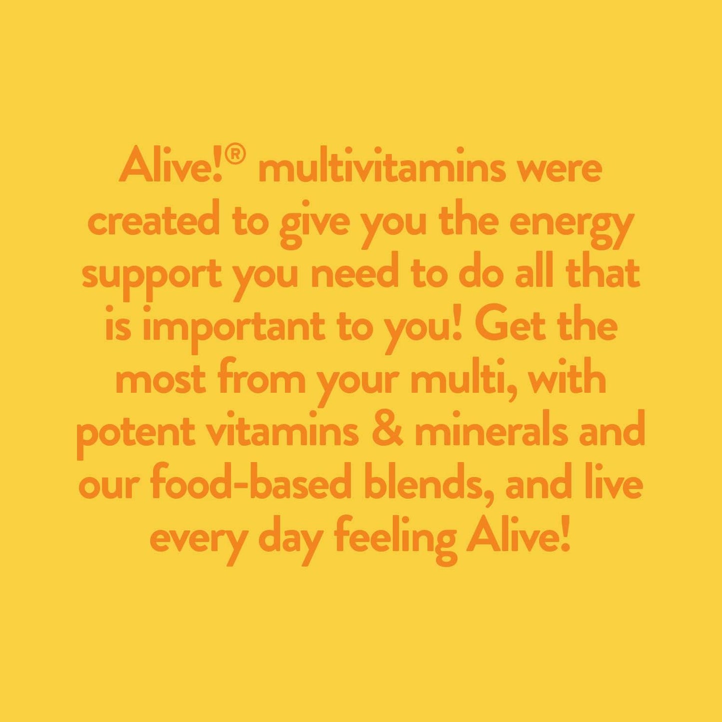Nature's Way Alive Energy Complete Multivitamin