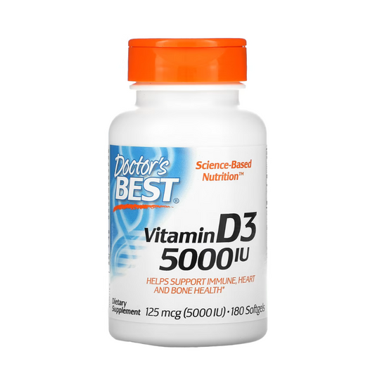 Doctor's Best Vitamin D3 125 mcg (5,000 IU)