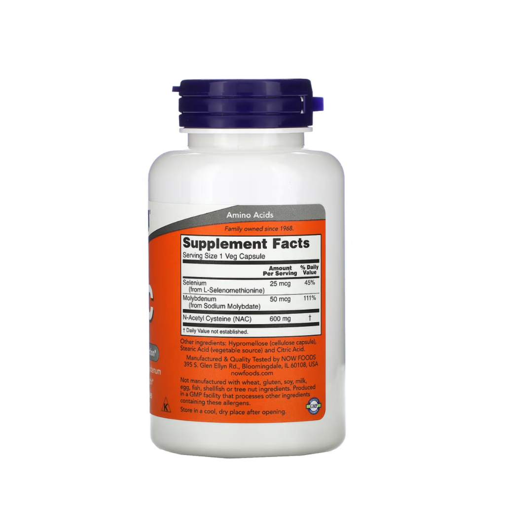 Now Foods NAC 600mg