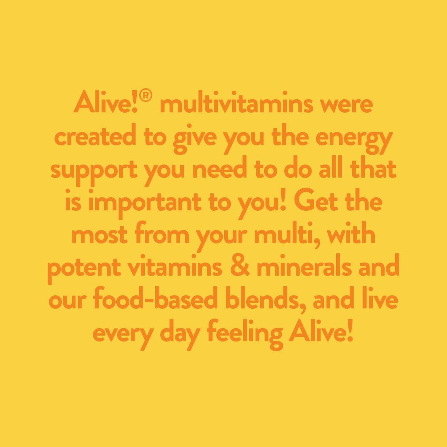 Nature's Way Alive Energy Complete Multivitamin