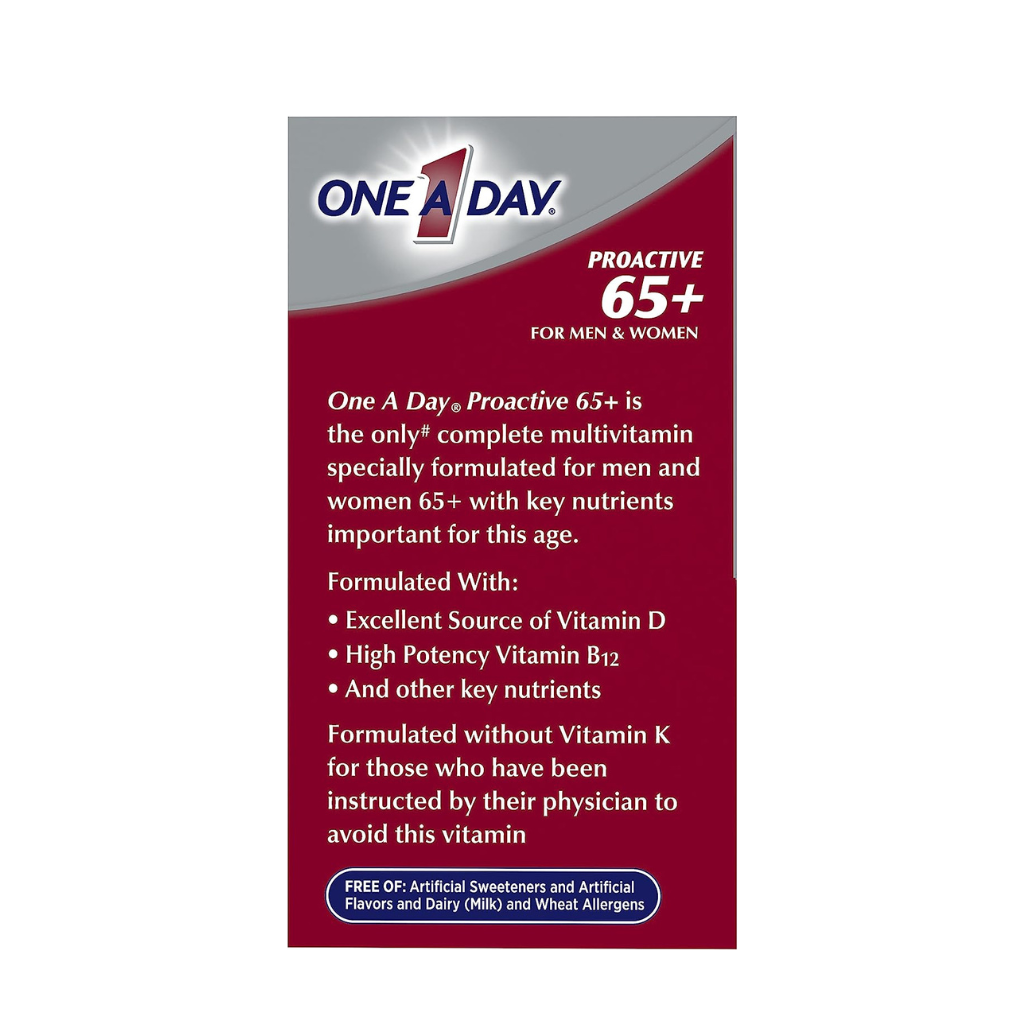 One A Day Proactive 65+ Multivitamin