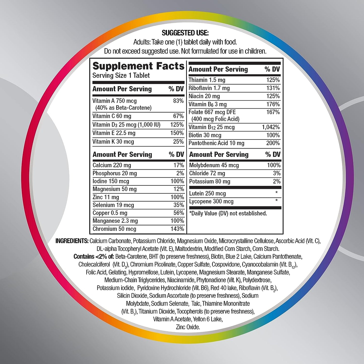 Centrum Silver Adults' 50+ Multivitamin