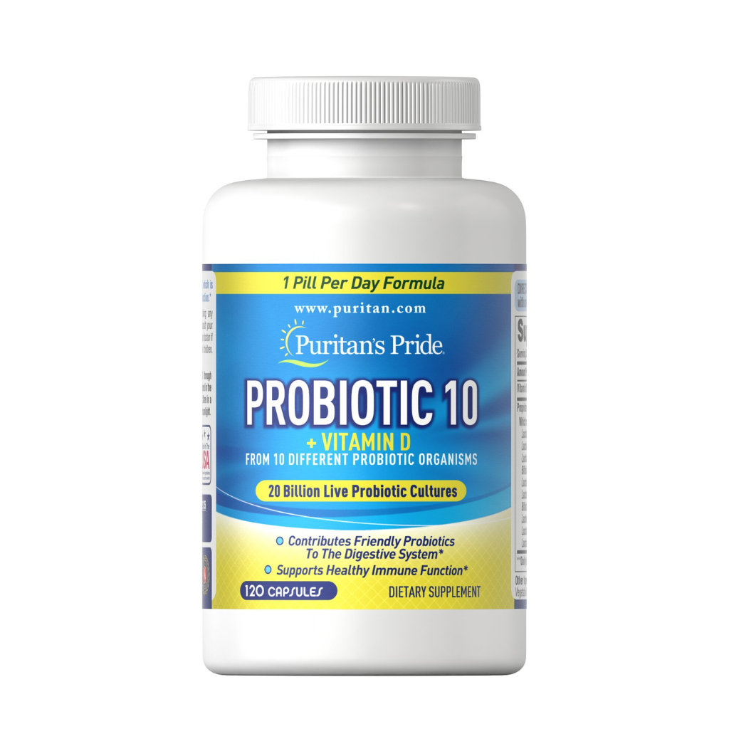 Puritan's Pride Probiotic 10 with Vitamin D