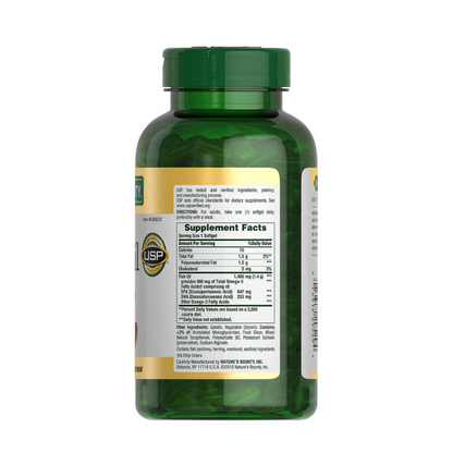 Nature's Bounty Odor-Less Fish Oil 1400mg