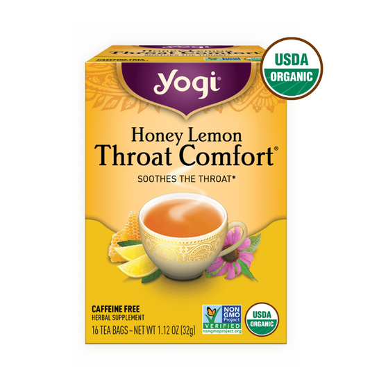 Yogi Honey Lemon Throat Comfort Tea Bags